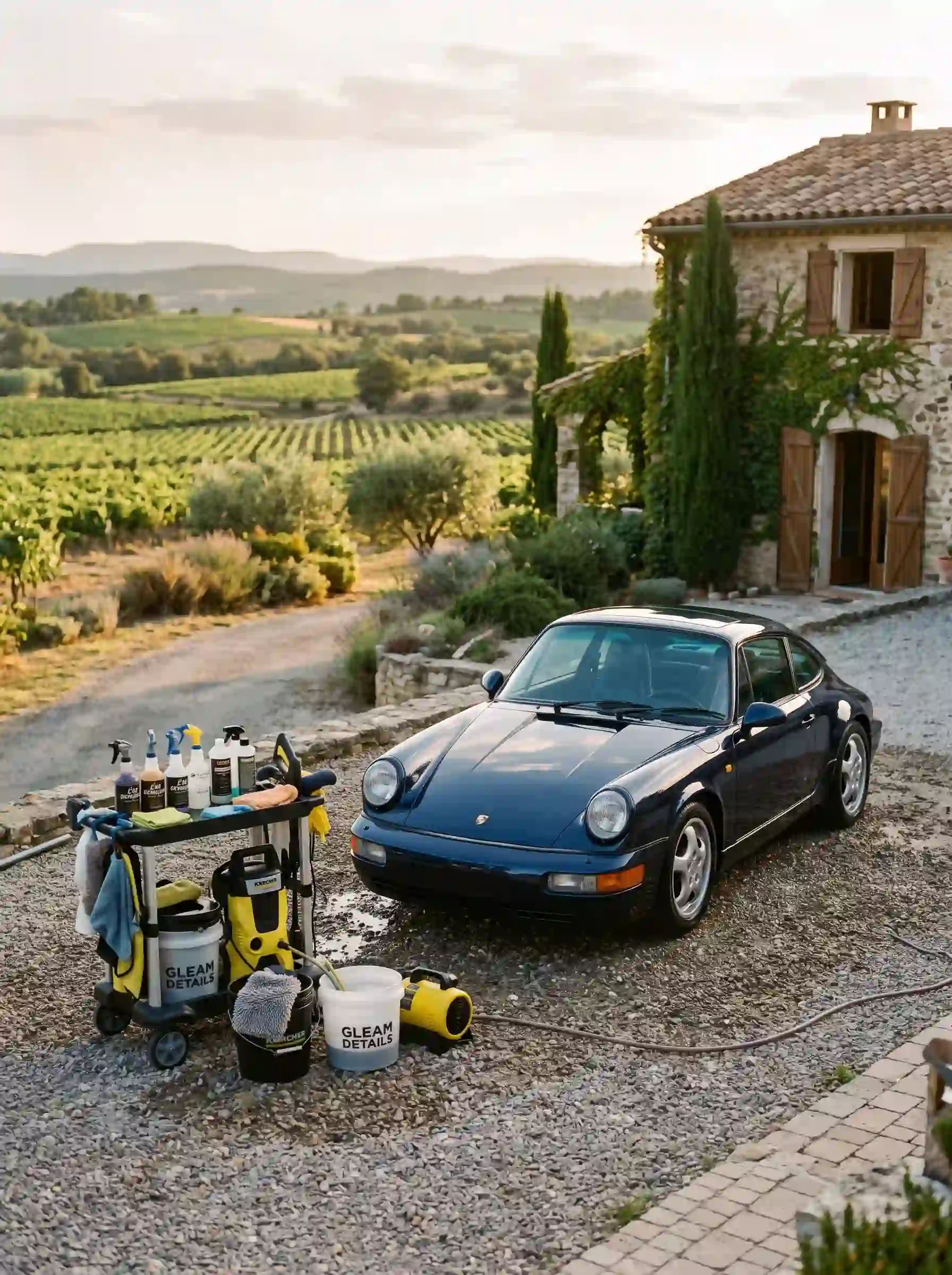 Nettoyage de voiture à domicile à Coursan en bord d'Aude